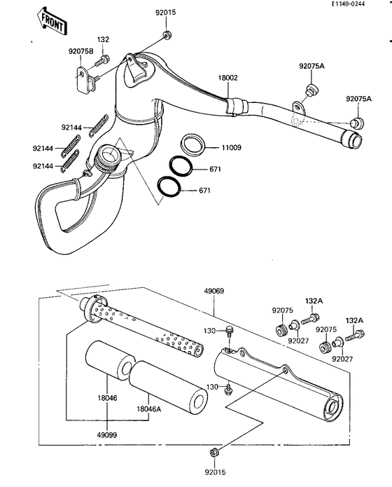 Muffler comp