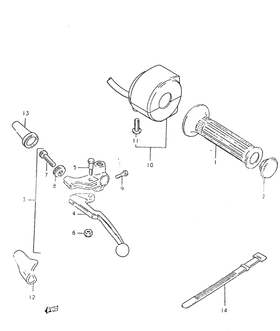 Left handle switch