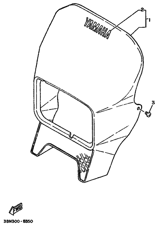 DT200R DT200RB Cowling comp
