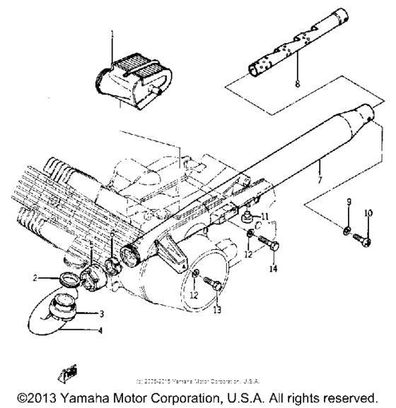 Air cleaner - muffler