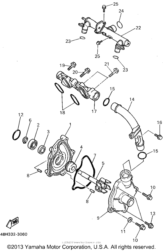 GTS1000AF Водяной насос