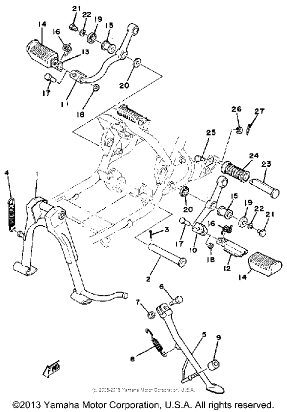 Stand - footrest
