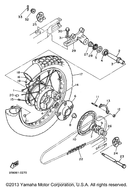 XT600EDC Переднее колесо