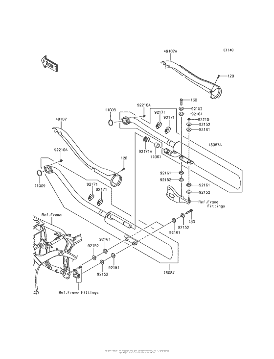 VN900 Глушитель