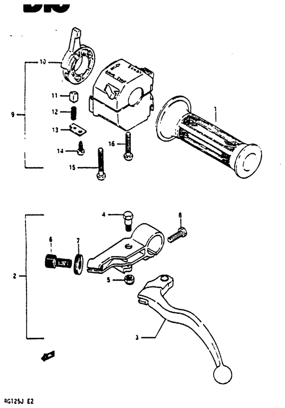 Left handle switch
