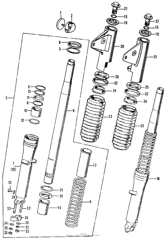 Cl front fork k3