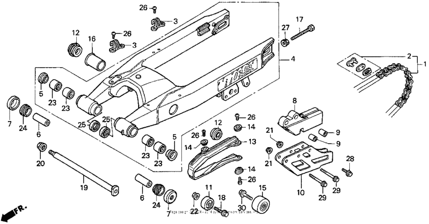 Swingarm 91-92