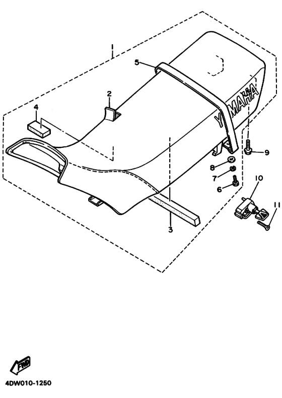 XT400E Пружина