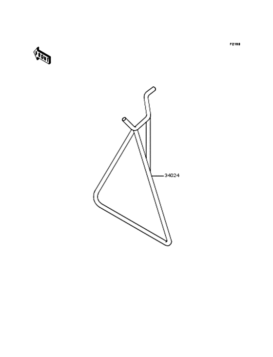 KX125 Подножка