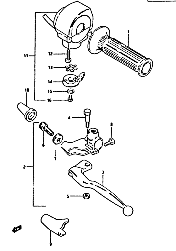 Left handle switch