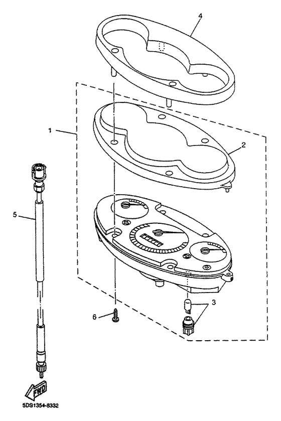 YP125R Приборы