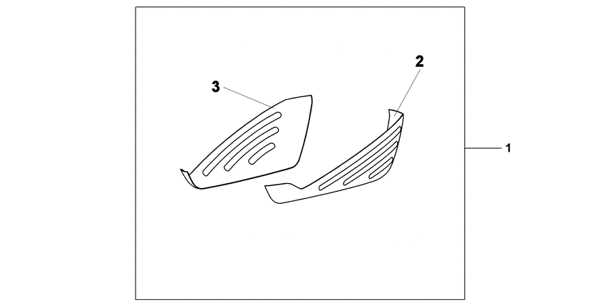 XL1000V Pannier scuff pad set b