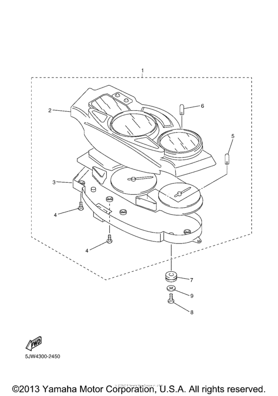 FJR1300 Приборы