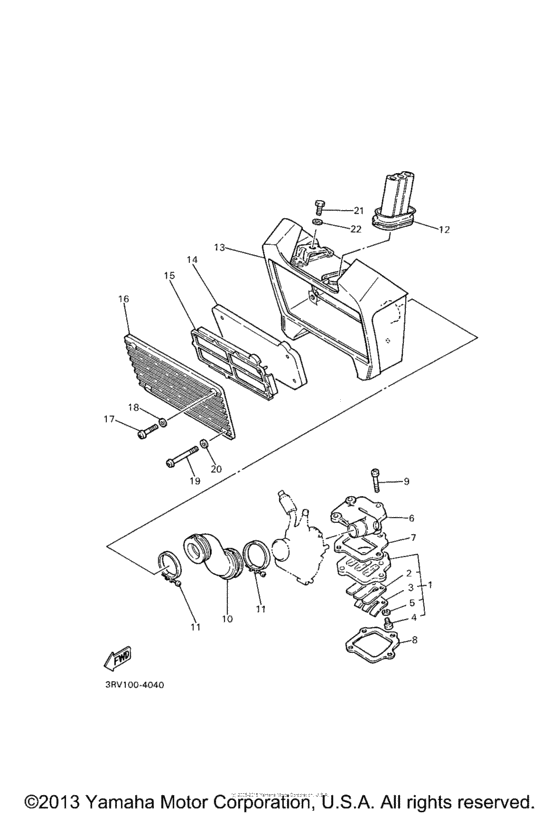 PW80M1 Впускная система