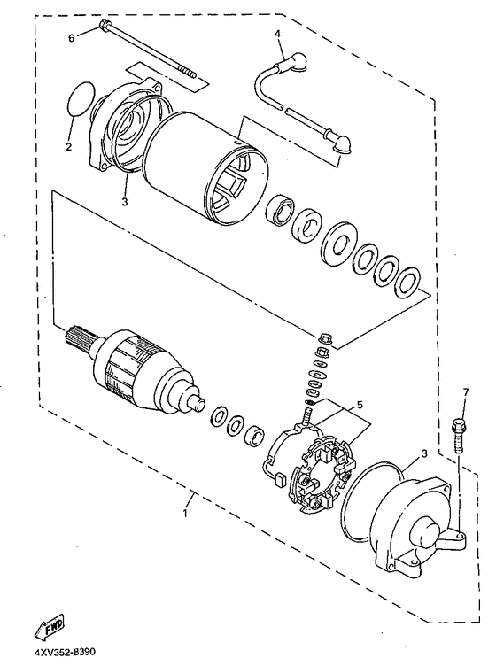 YZF-R1 Стартер