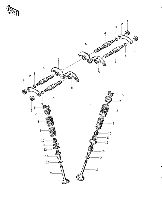 Rocker arms/valves