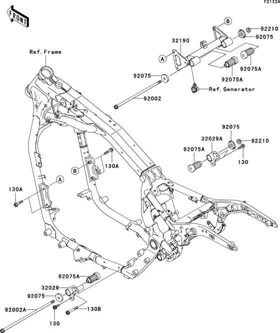 VN1600 Engine mount(a3)