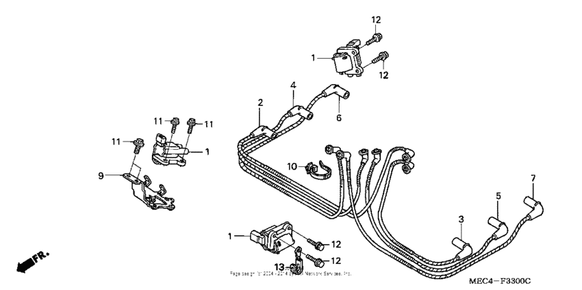 NRX1800D Катушка зажигания