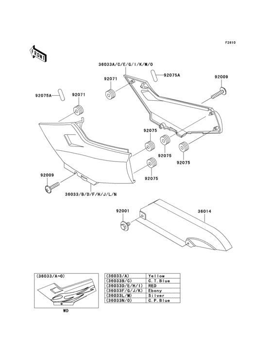 Side covers/chain cover(1/2)