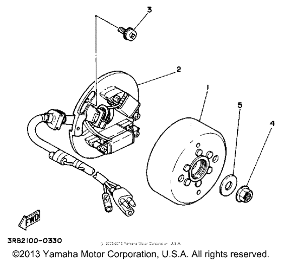 WR250ZD Генератор
