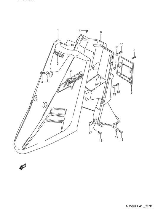 Front leg shield