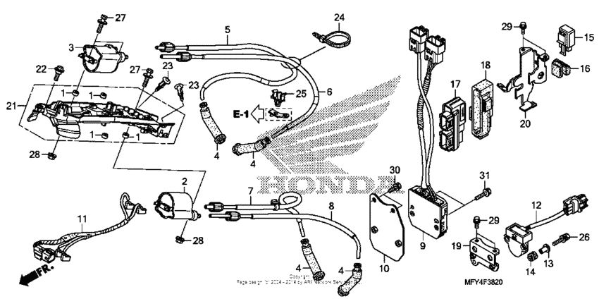 Ignition coil + ecu