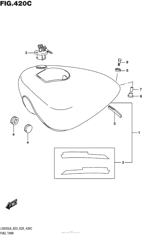 Fuel Tank (Ls650L6 E33)