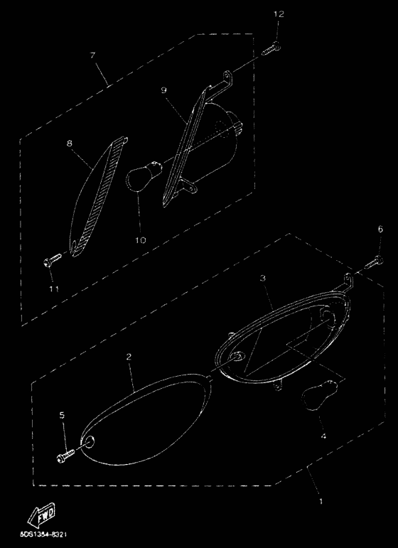 YP125E Проблесковый световой сигнал