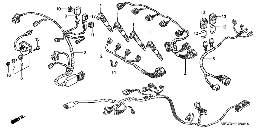 Harness sub wire