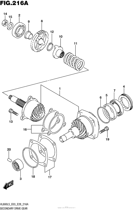 Secondary Drive Gear