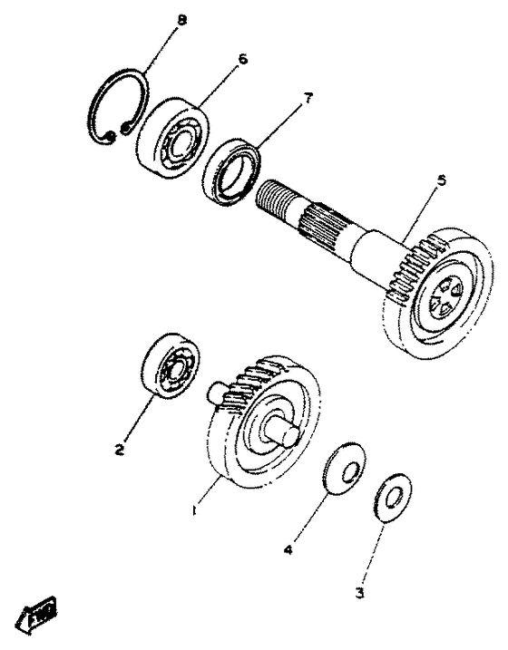 YN50R Трансмиссия