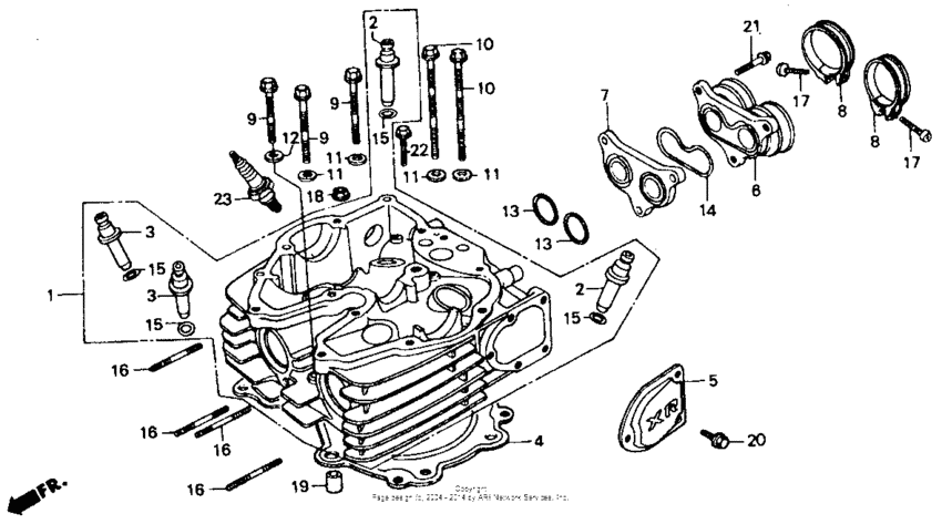 Cylinder head 85-87