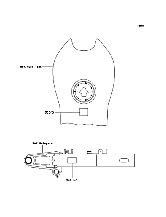 ZR750 Наклейки