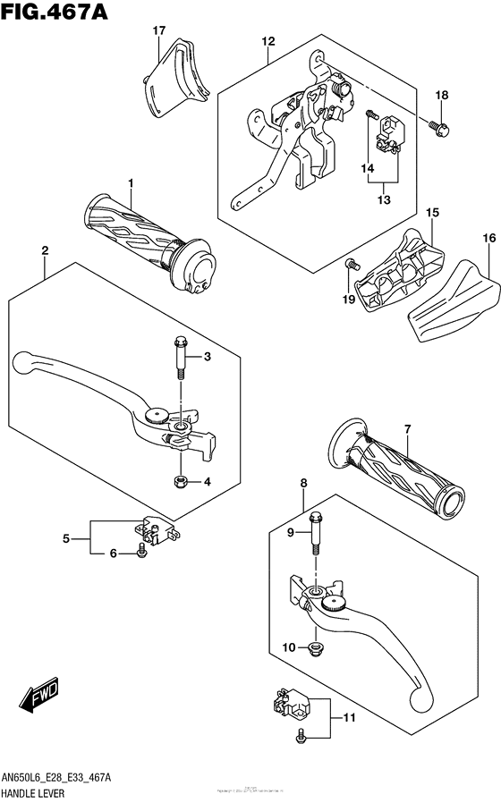 Handle Lever (An650L6 E33)