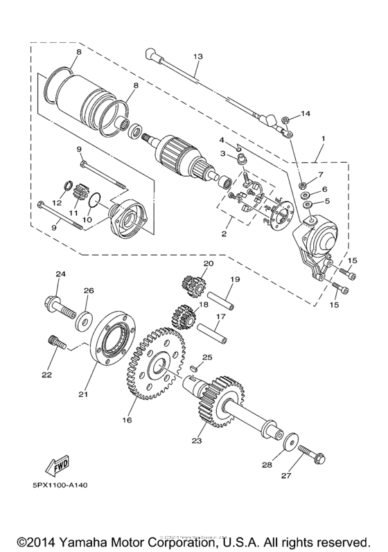 XV1700PCRC Стартер