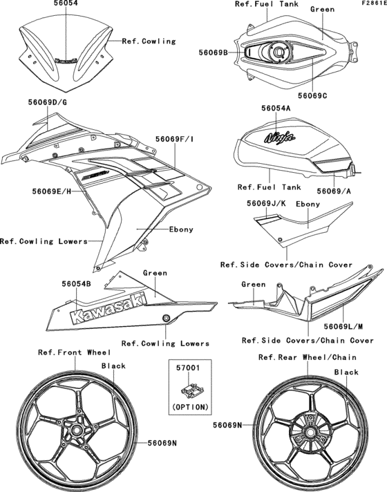 EX300 Decals(green)(adfa)(cn)