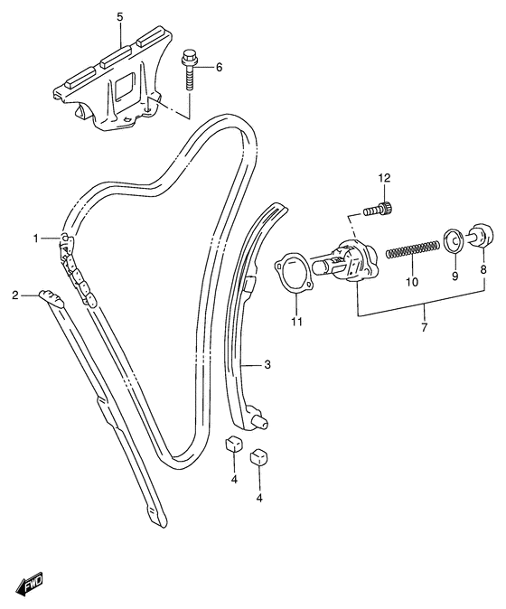 GSX600 Держатель направляющей