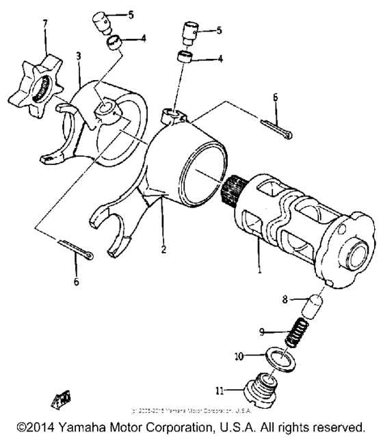 YA6 Переключение скоростей