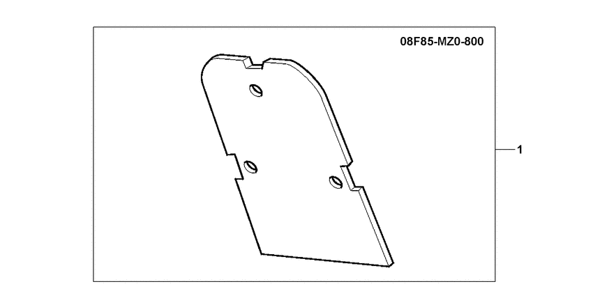 GL1500CD Backrest trim