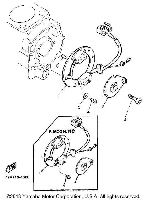FJ600N Pickup coil governor