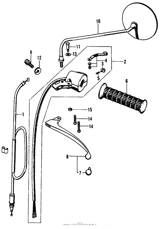 Left handle switch + left lever