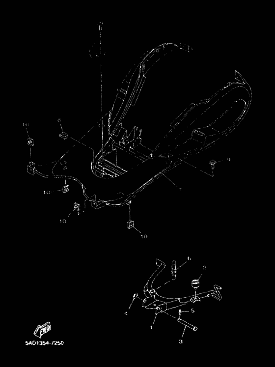 YN50 Support & repose pied