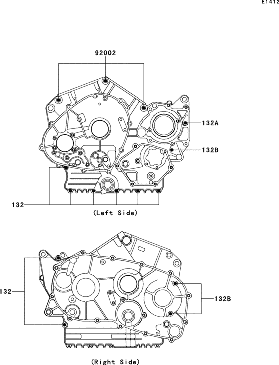 VN800 Болты крепления картера