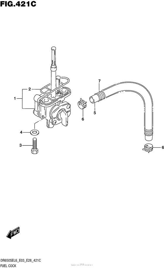 Fuel Cock (Dr650Sel6 E33)