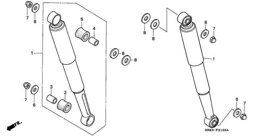 Rear cushion