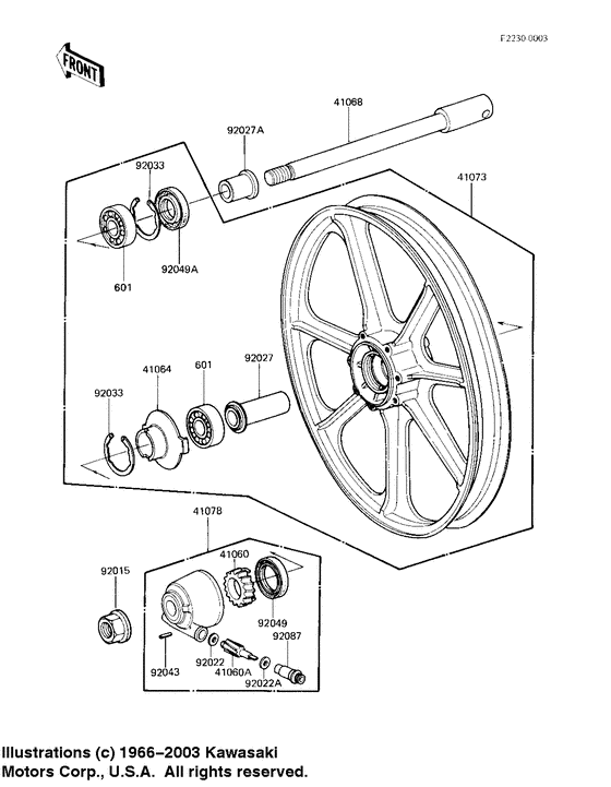 Front wheel/hub