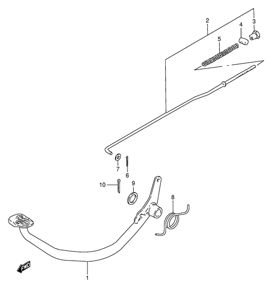 FB80 Передний суппорт