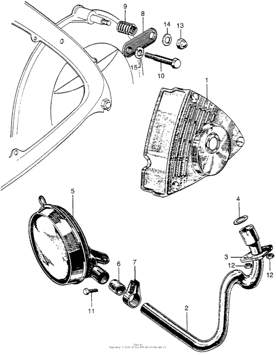 Carburetor cover + muffler