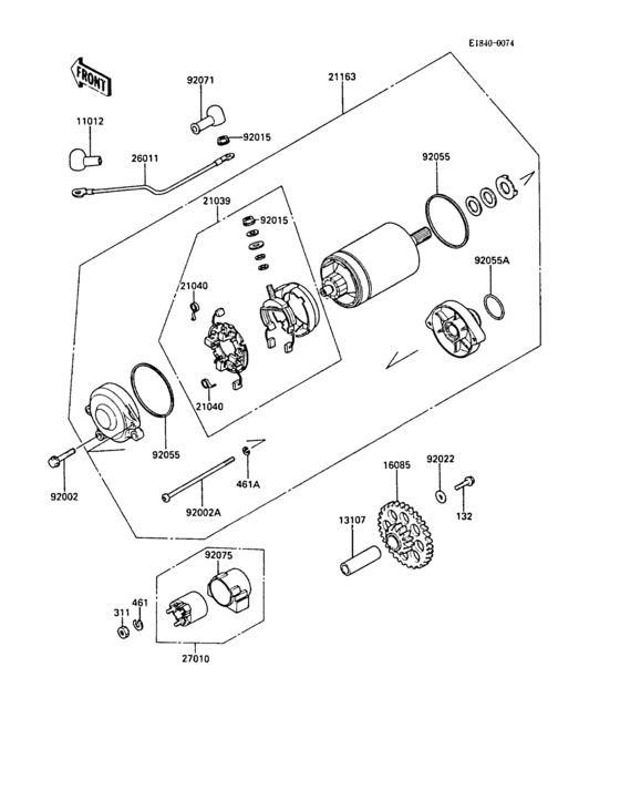 ZX1000 Стартер