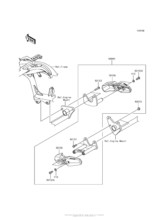 KLE650 Accessory (Engine Guard)